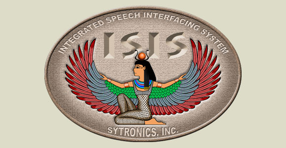 isis speech logo design